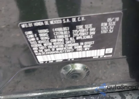 2018 Honda Hr-V Lx z USA, uszkodzony, nr VIN 3CZRU6H30JG723917